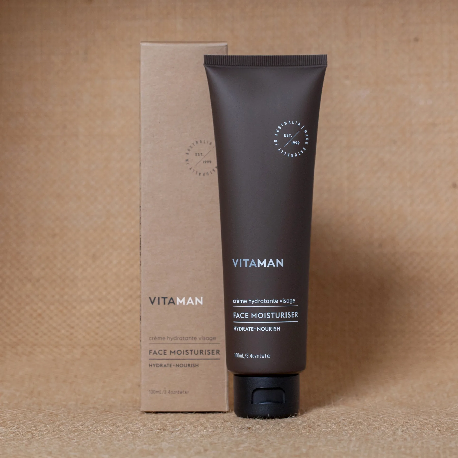 VITAMAN - Organic Face Moisturiser For Men 100ml
