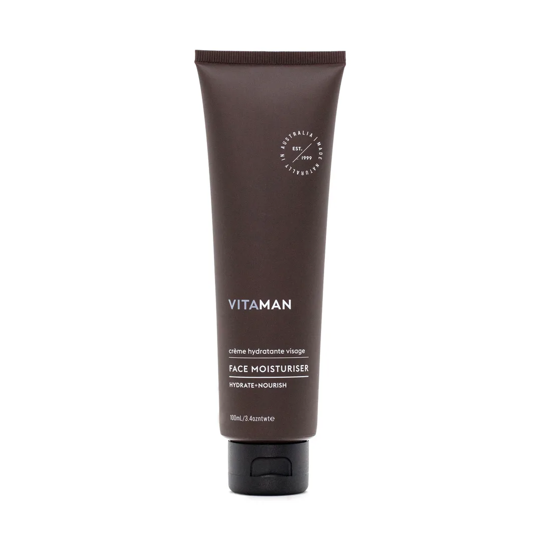 VITAMAN - Organic Face Moisturiser For Men 100ml - Image 6
