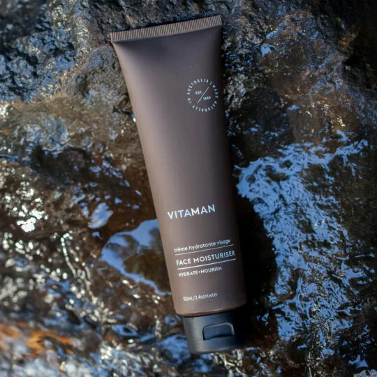 VITAMAN - Organic Face Moisturiser For Men 100ml - Image 2