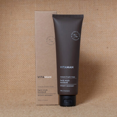 VITAMAN - Organic Mineral Rich Face Mud Mask For Men 100ml