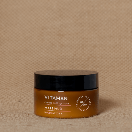 VITAMAN - Organic Matt Mud Hair Clay For Men 100gr