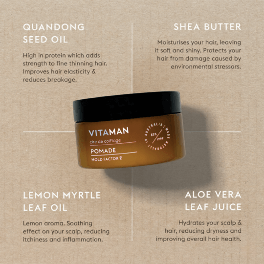 Alternative view of VITAMAN - Hair Styling Wax Pomade For Men 100gr