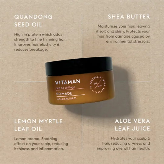 Alternative view of VITAMAN - Hair Styling Wax Pomade For Men 100gr