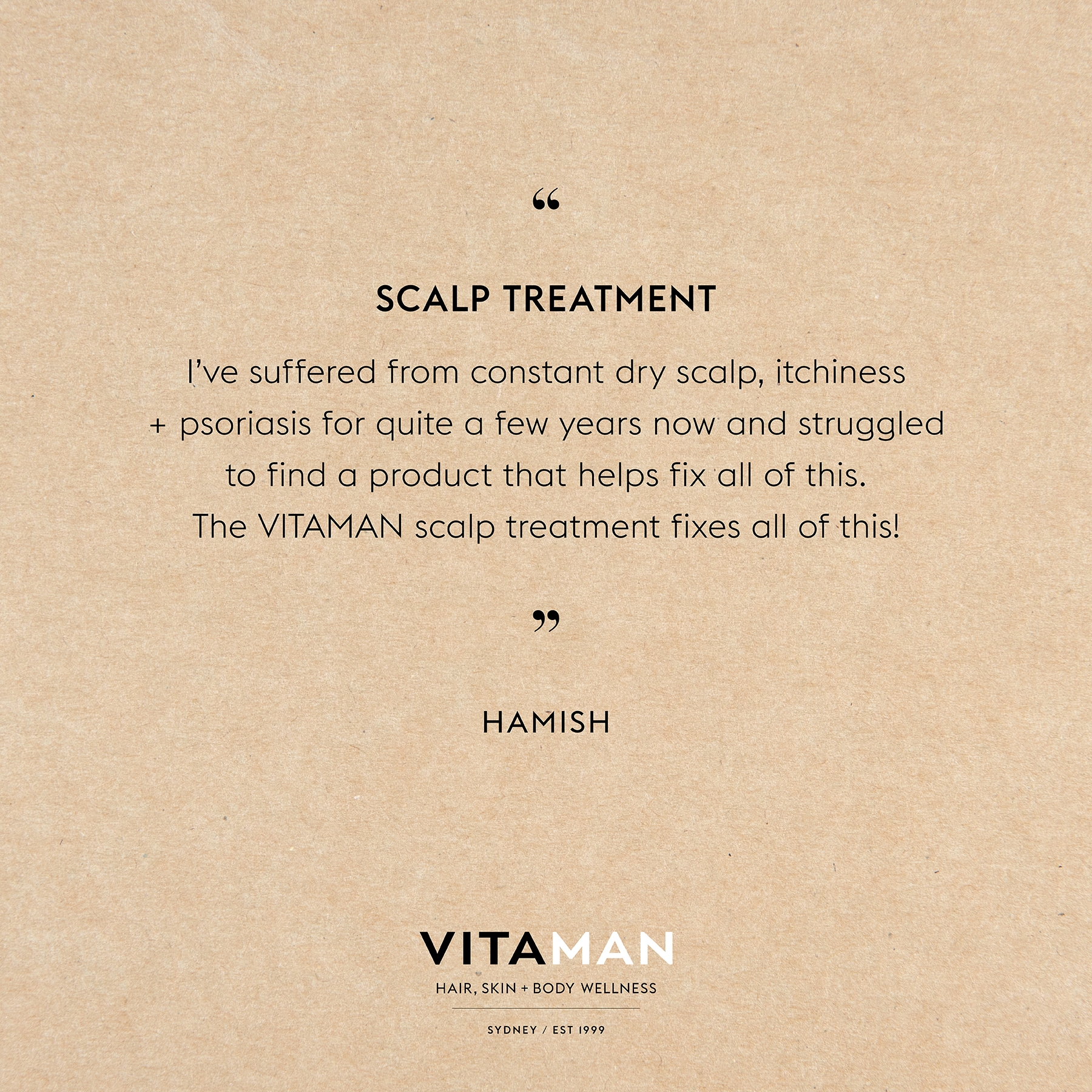 VITAMAN - Organic Scalp Treatment For Men 250ml - Image 3