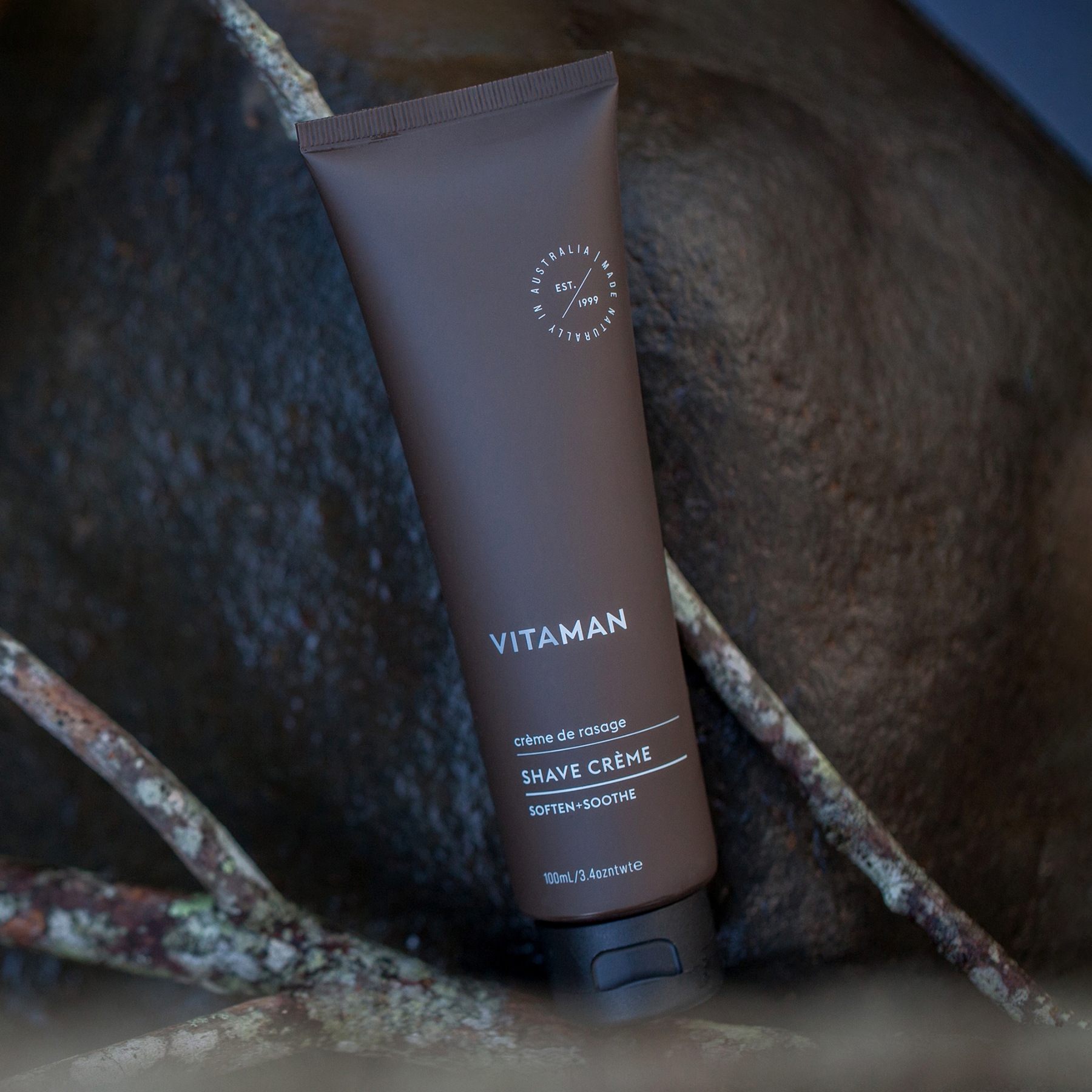 VITAMAN - Organic Shaving Cream For Men 100ml - Image 2