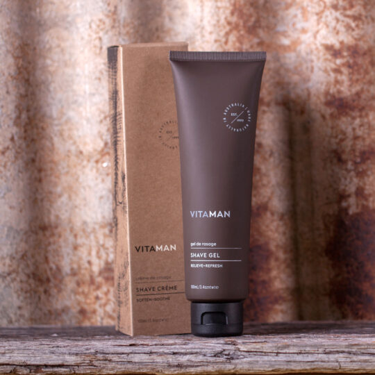 VITAMAN - Natural and Translucent Shaving Gel For Men 100ml