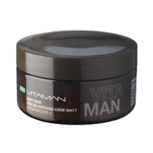 VITAMAN - Organic Matt Mud Hair Clay For Men 100gr