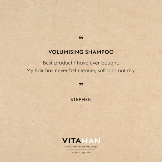 VITAMAN - Organic Volumizing Shampoo For Men 250ml - Image 2