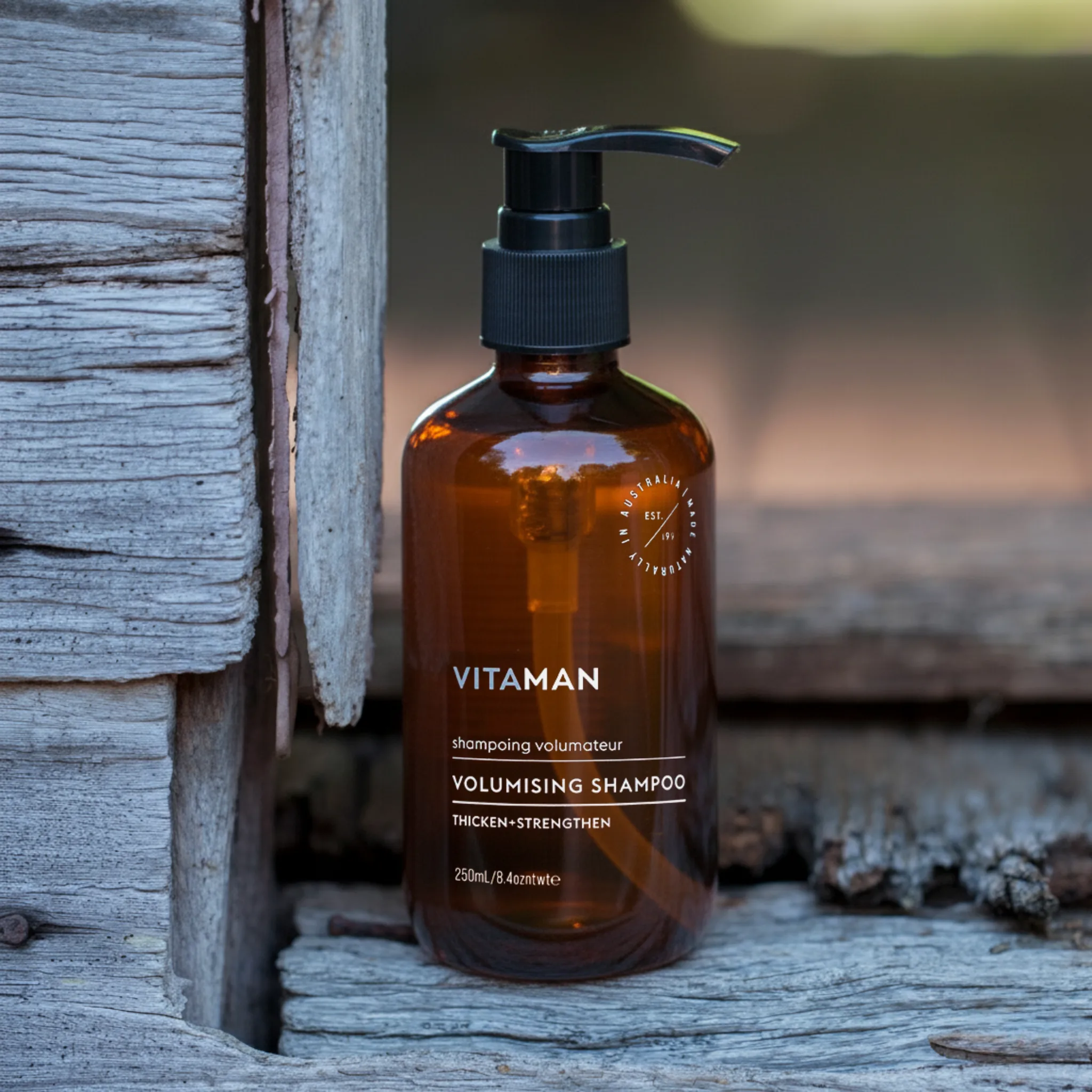 VITAMAN - Organic Volumizing Shampoo For Men 250ml - Image 3
