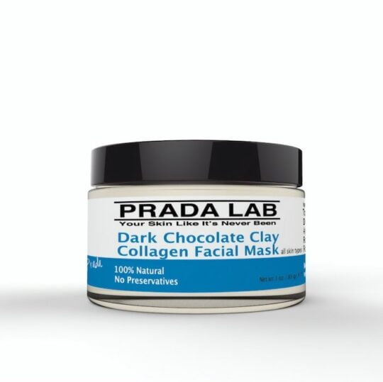 Prada Lab - Dark Chocolate Clay Collagen Mask for Men 85gr.