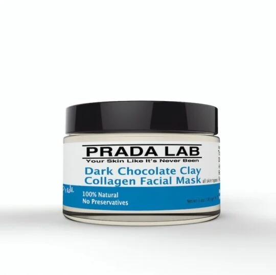 Prada Lab - Dark Chocolate Clay Collagen Mask for Men 85gr.