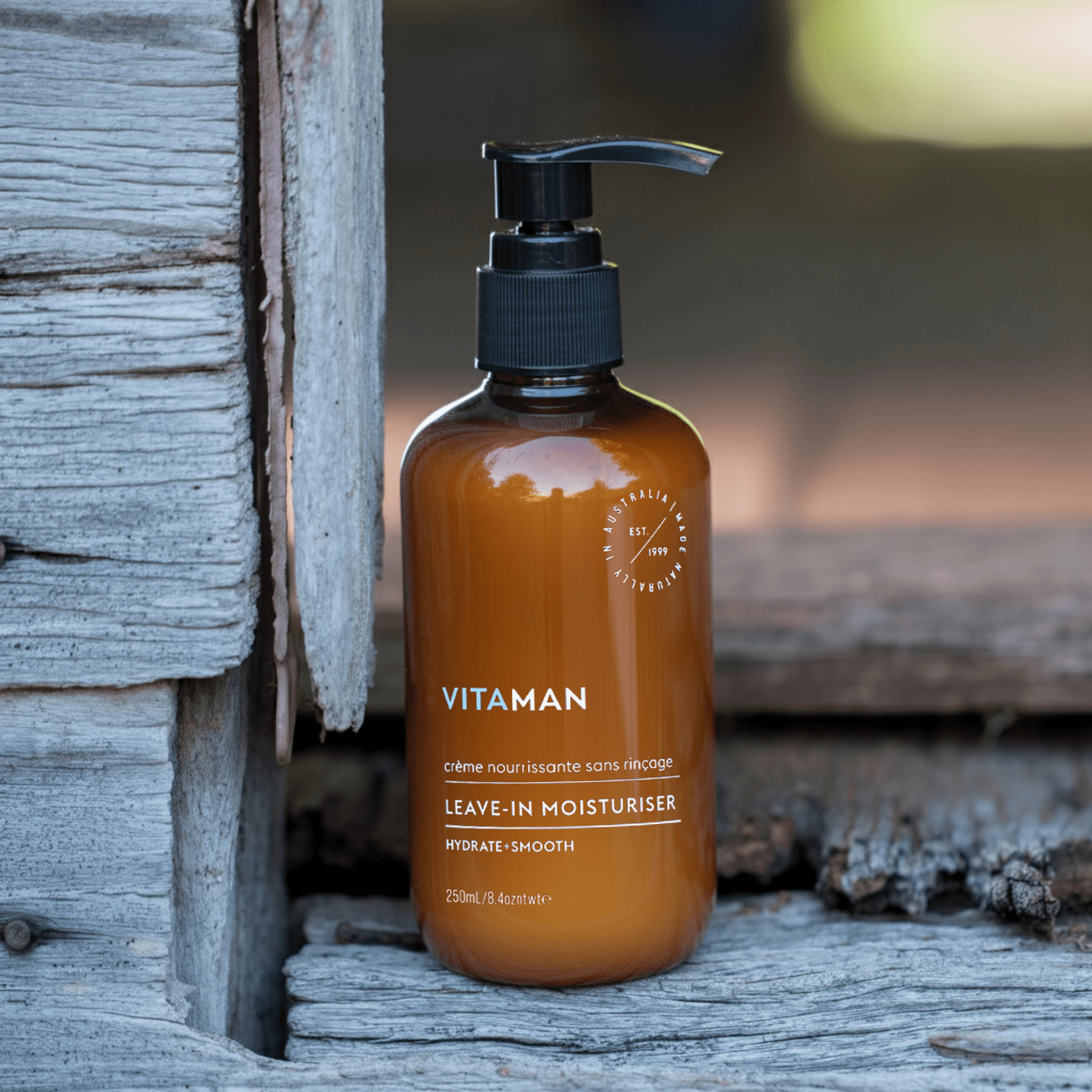 VITAMAN - Organic Leave-In Hair Conditioner For Men 250ml - Image 3
